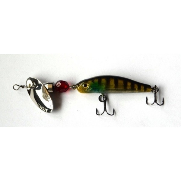 Воблер для риби, EOS Lizard S (з пелюсткою), 45мм, вага 4,3г, заглиблення 0-1,0м, колір №047